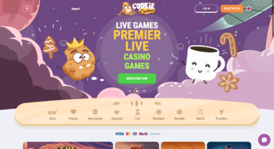 Играть в Cookie Casino онлайн Ukrcasino